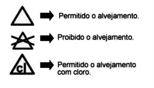 Símbolos para alvejar